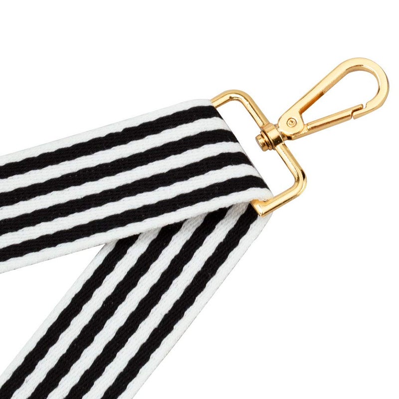 ZANQANO Crossbody Strap Purses Replacement Adjustable Handbag Straps (Black White) - Image 5